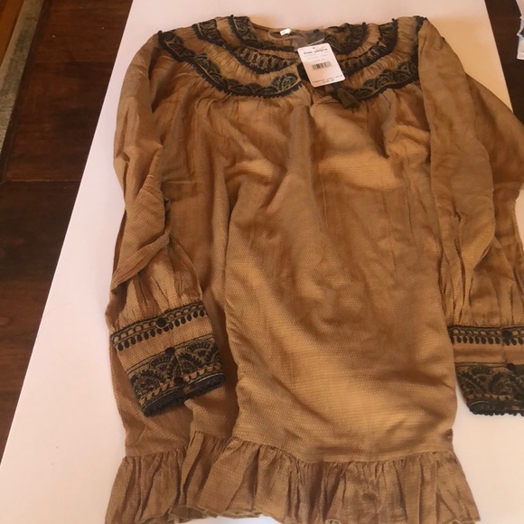 Free People Neutral Combo Dress - Picture 2 of 2